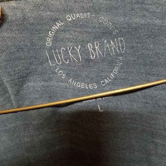 Lucky Brand Indigo Short Sleeve Tee - Picture 3 of 3